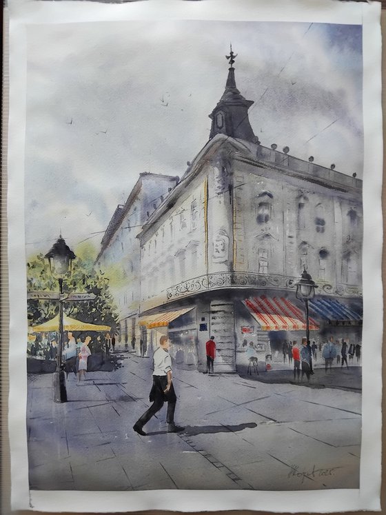 Corner at Knez Mihajlova