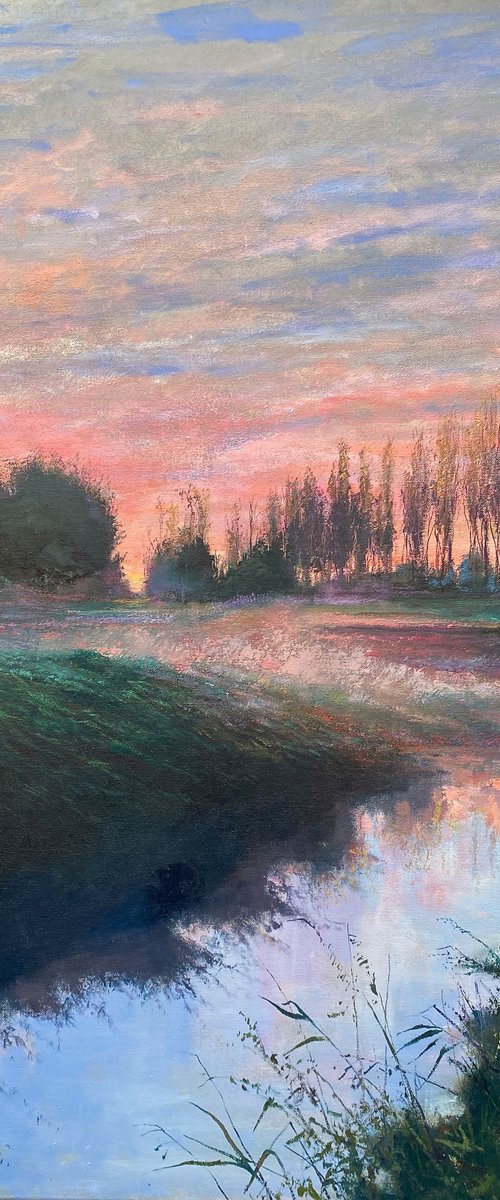 Red Sky Stream 2 by Simon Jones