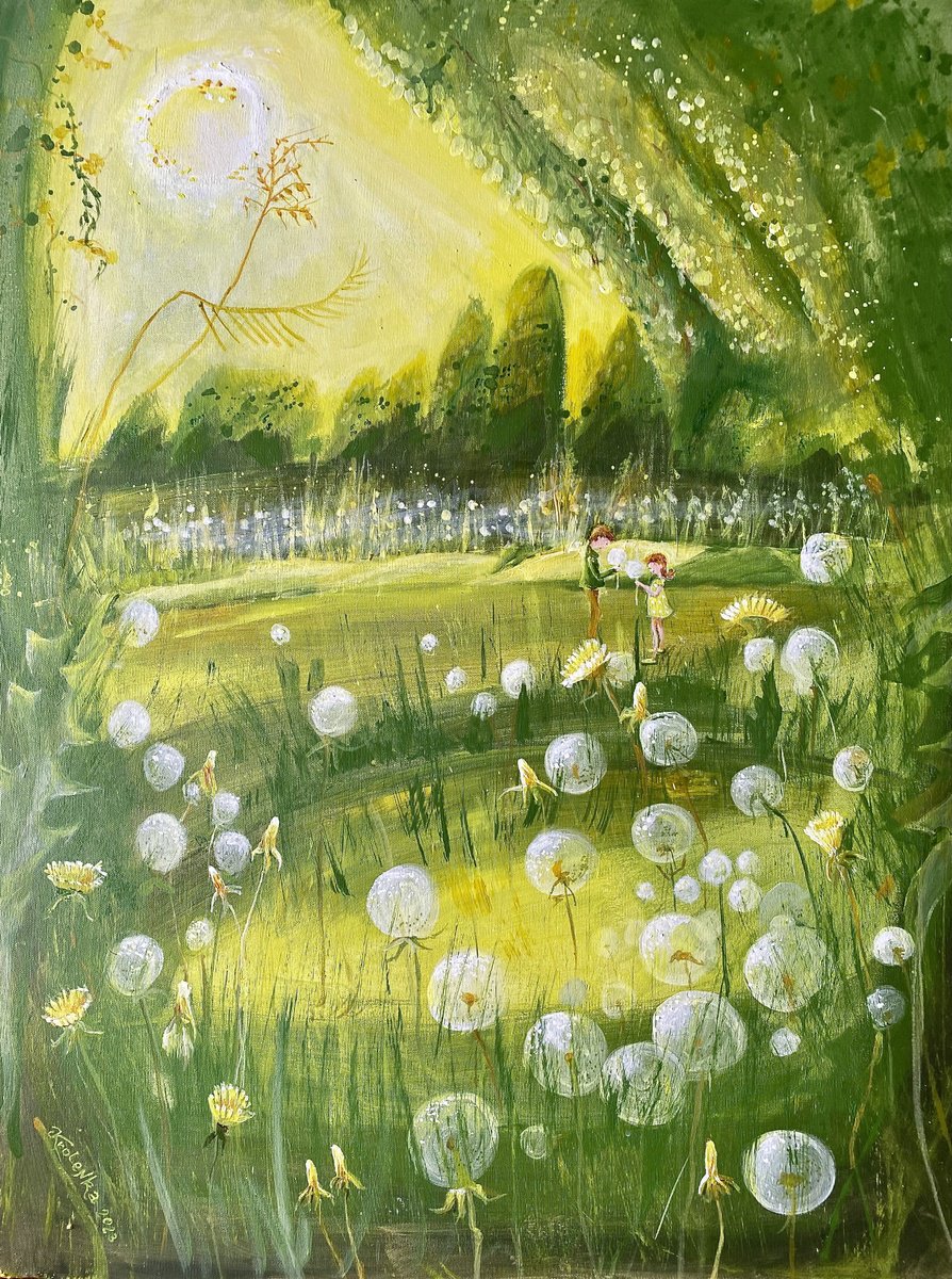 Meadow of fulfilled dreams by Alexandra Krasuska