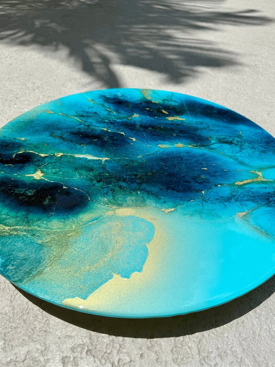 Golden Halo, Blue Depth #1