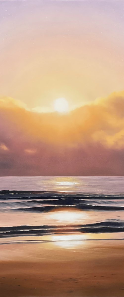 Sun-Kissed Ocean by Alla Kallass