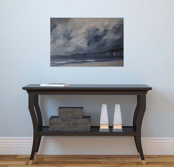 Storm over Dunluce, Ireland