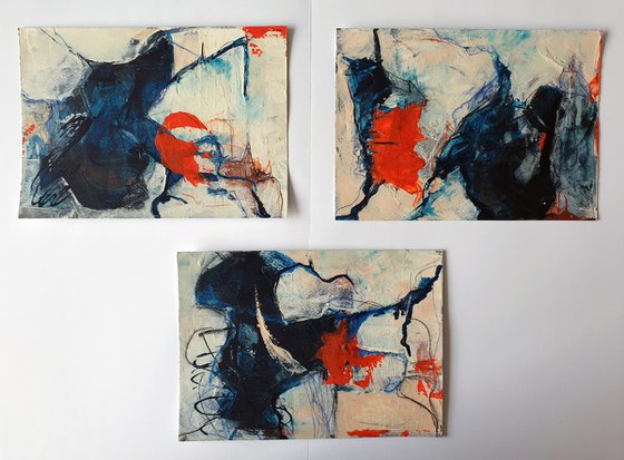 "Conversion no. 1 - triptych