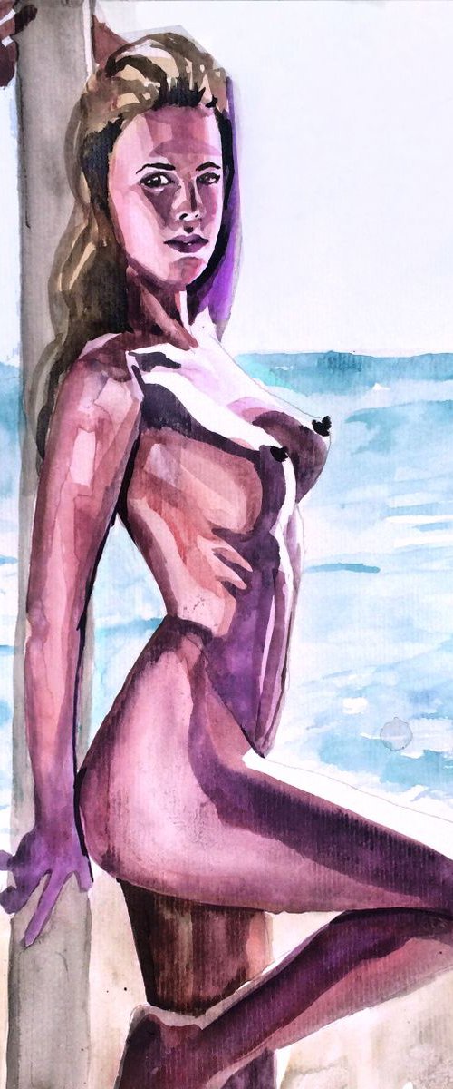 Nude on the Beach 3 by Ga Ga