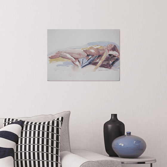 reclining female nude