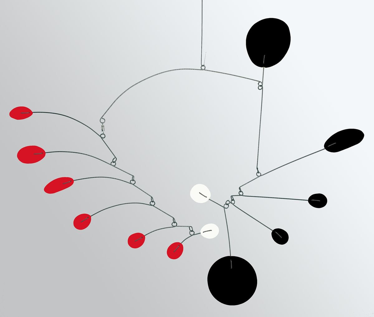 Geometric Abstract Sculpture By Debra Ann, 30 X 25, Papillon Modern Art Mobile, Original Artwork