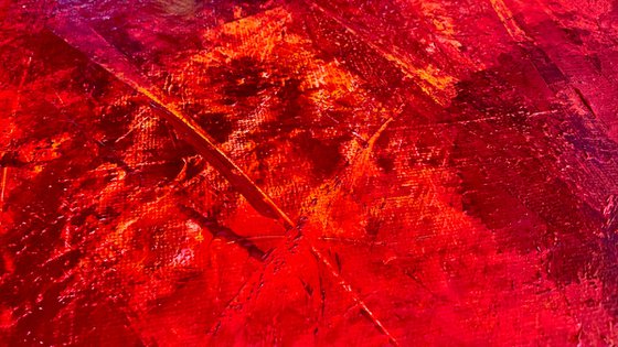 Red abstract no. 6621