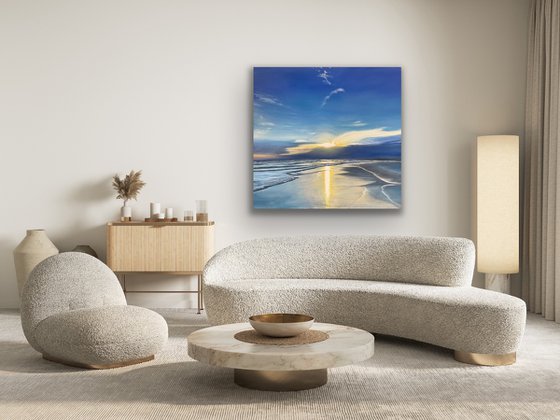 Golden Silence - Ocean sunset