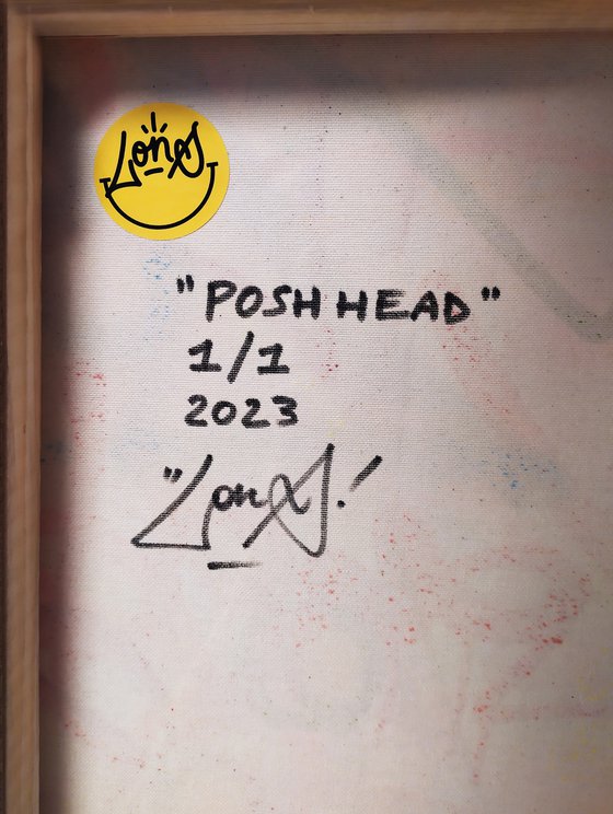 Posh Head - 1/1 Canvas