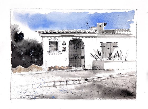 White Walls of Spain (Diptych)