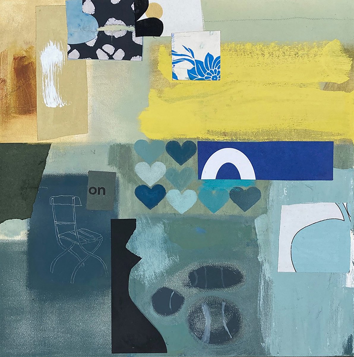 Painting , Conversations By Kate Strupinski, 17 X 17, Artwork For Sale On Artfinder