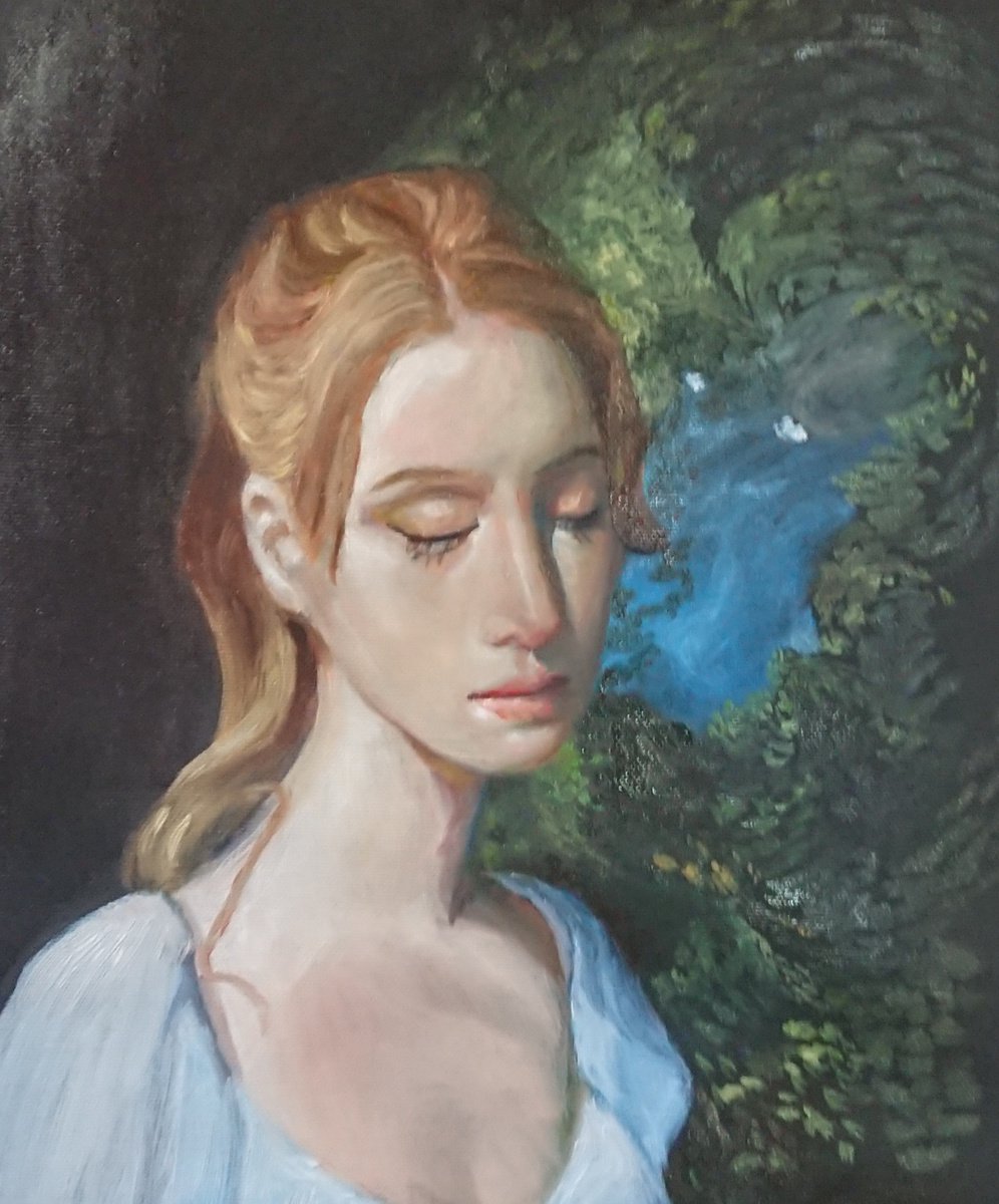 Oil Painting , Portrait By Viktoria Deri, 12 X 14, Artwork For Sale On Artfinder