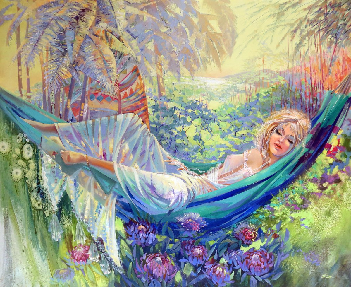 �A FAIRY TALE IN A DREAM�, 90х110, oil on canvas by Olga Panina