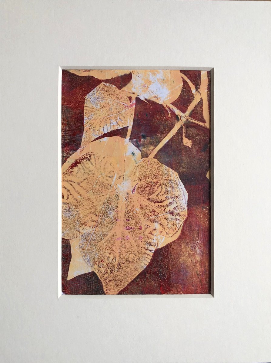 Organic Abstract Limited Edition Print By Hilde Hoekstra, 6 X 8, Lifelines That Were, Original Artwork