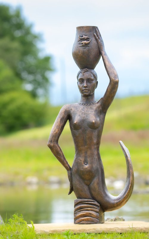 Oregon Mermaid Foundry Bronze by Tanya Russell