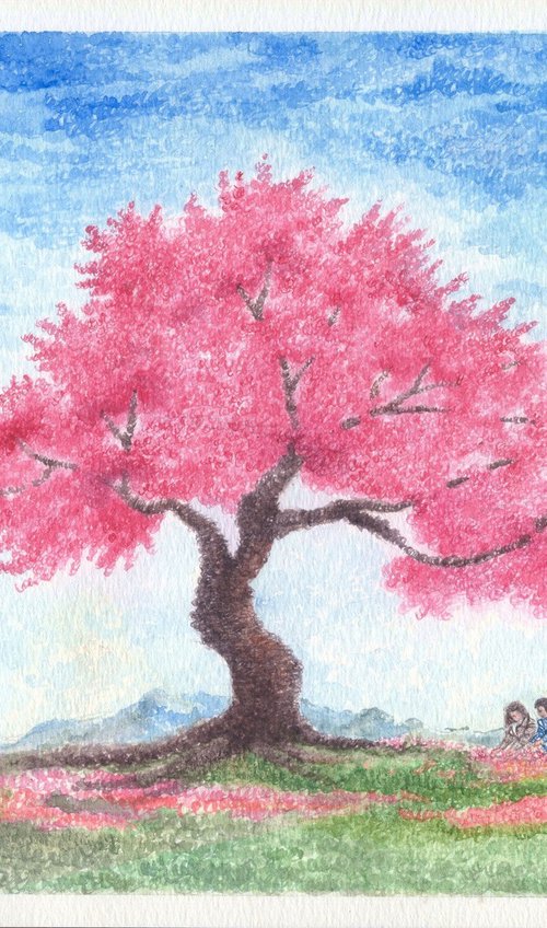 Japanese Sakura Tree by Shweta  Mahajan