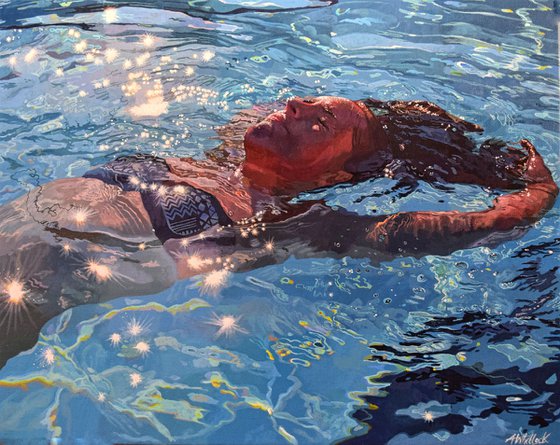 Liquid Light II - Swimming Painting