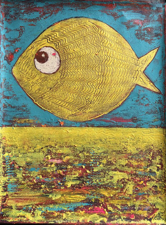 Golden Fish on the Golden Bottom