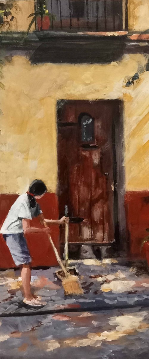 The old door by Alan Harris