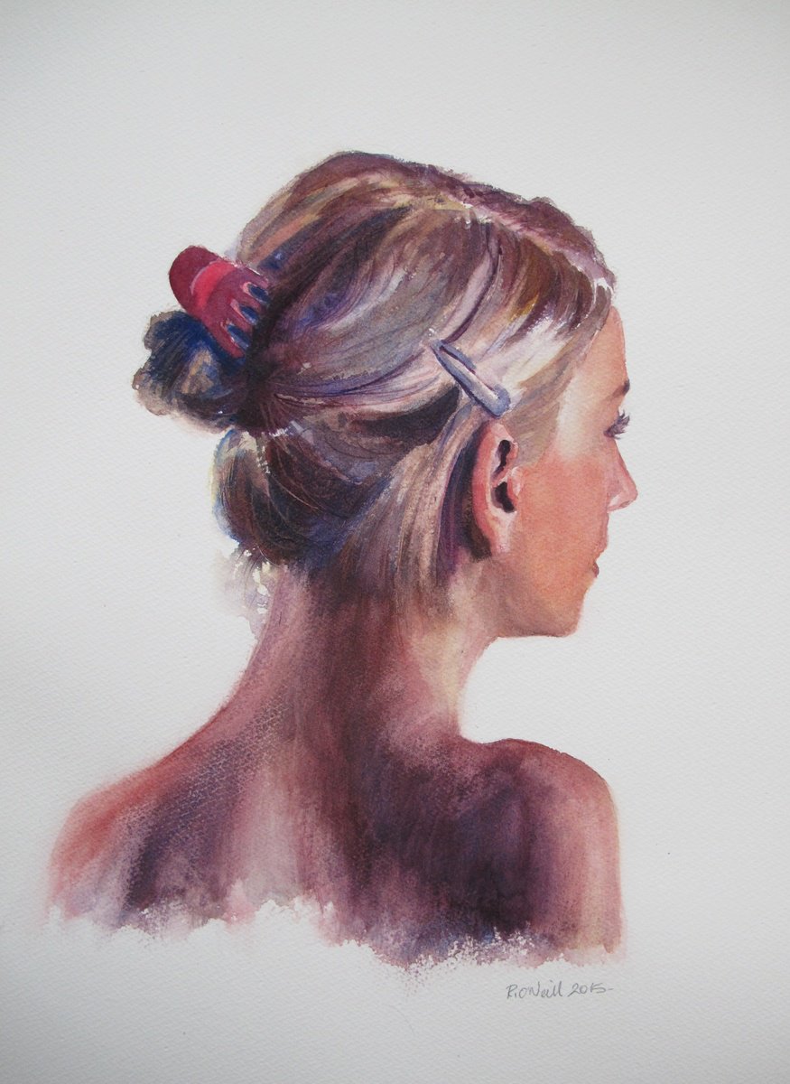 Photorealistic Watercolour , Ophelia By Rory O - ?neill, 15 X 21, Artwork For Sale On Artfinder