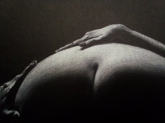 Nude noir #274 (29X21)cm