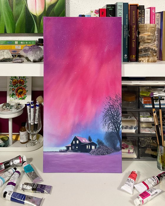 Aurora Borealis. Northern Lights