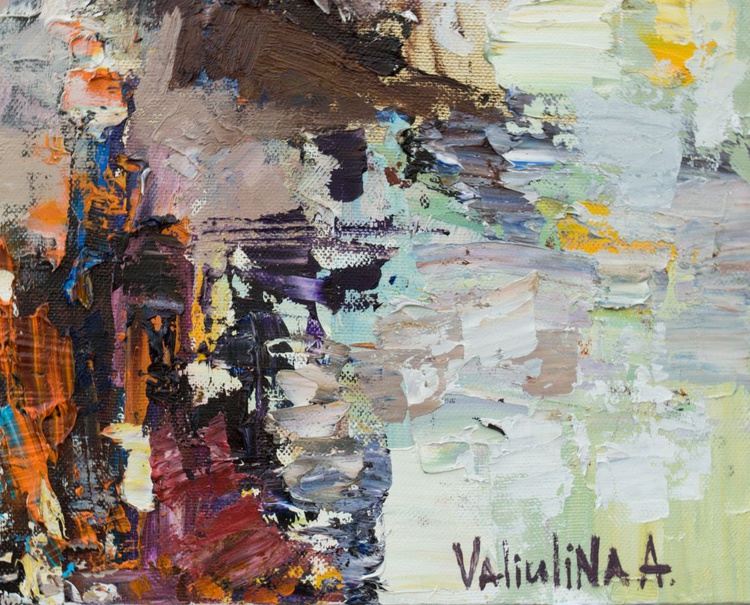 Abstract Woman Portrait Painting Original Oil P Artfinder