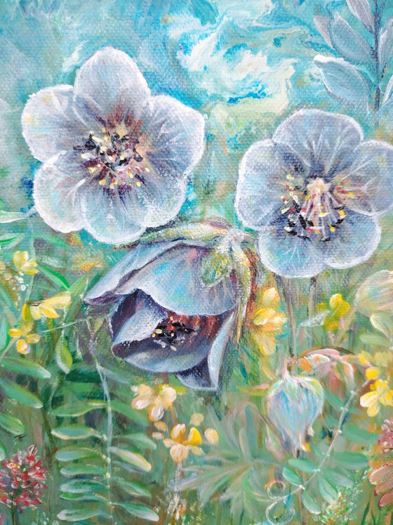 Author's artwork "Where Flowers Whisper"