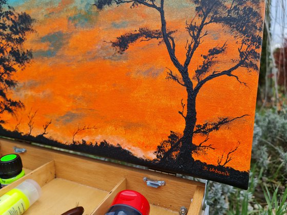 Orange sunset 2