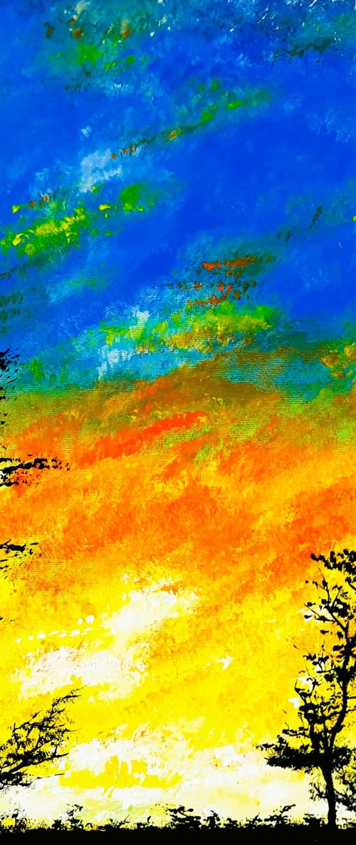 Yellow sunset 1 by Daniel Urbaník