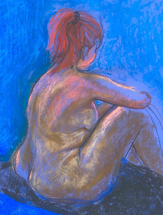 Blue nude study