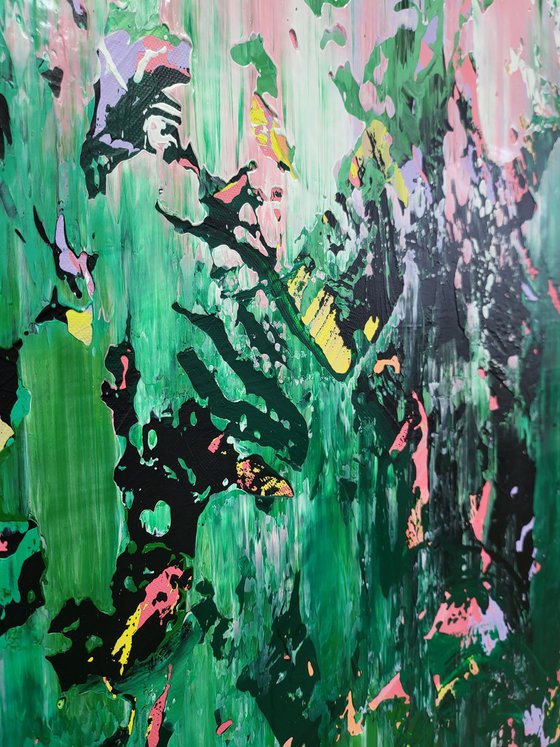 120x100cm. / Abstract painting / Abstract 22162