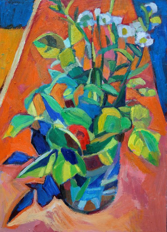 Summer flowers / Still life  ( 33.8 x  24.3 cm )