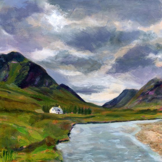 Storm Over Glen Coe Evening