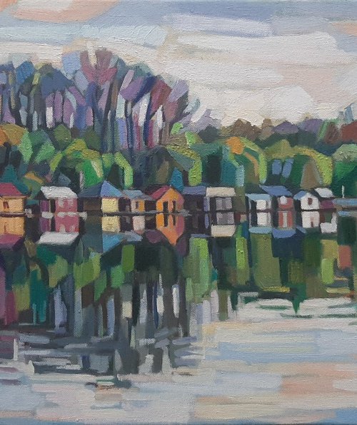 Spring on the Sava River by Maja Đokić Mihajlović