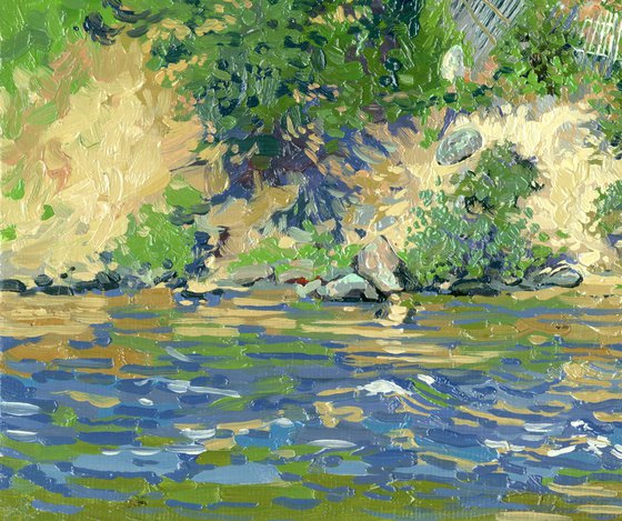 Bath-house by the river