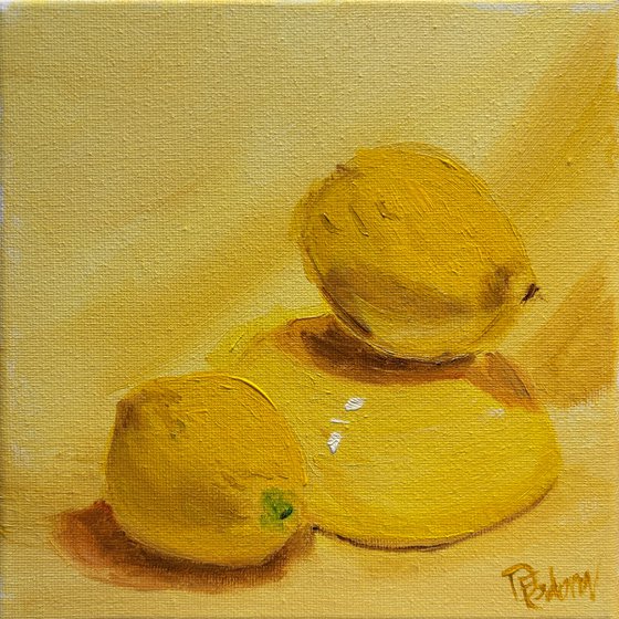 Yellow on Yellow: Lemon Still Life