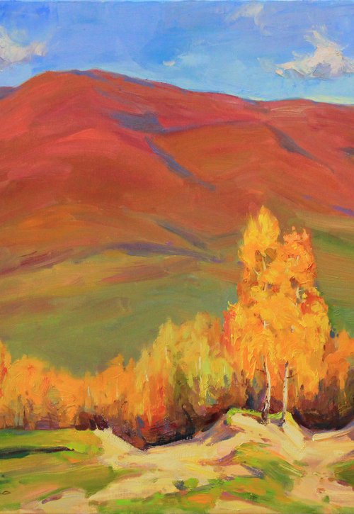 Warm autumn by Alisa Onipchenko-Cherniakovska