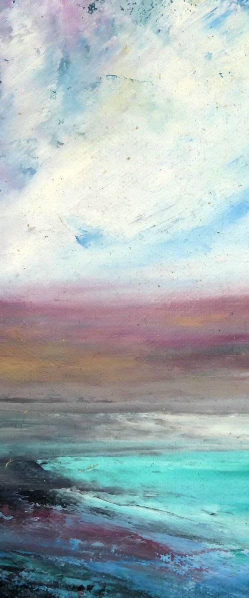 Turquoise Shore by oconnart