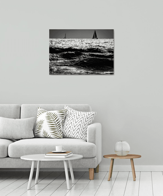 Two Sailboats | Limited Edition Fine Art Print 1 of 10 | 75 x 50 cm