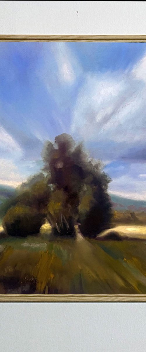 Edge of a Golden Field by Dennis Crayon
