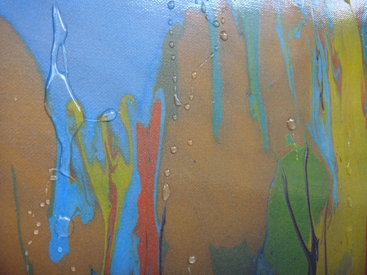 Landscape Painting Rainy Autumn Day 70x100cm Artfinder
