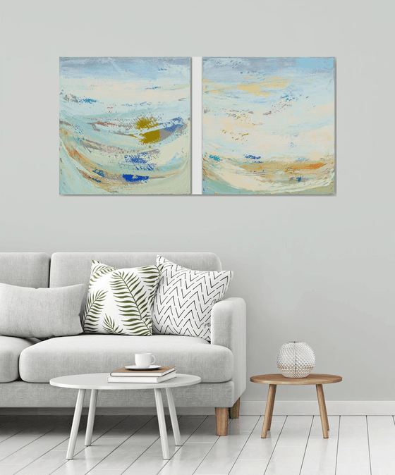 Diptych (emotional seascapes)