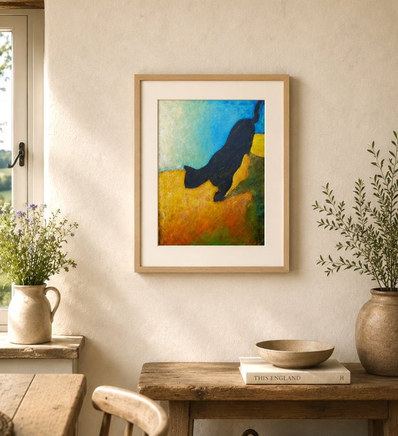Alley Cat III (30cm x 42cm x0.1cm)