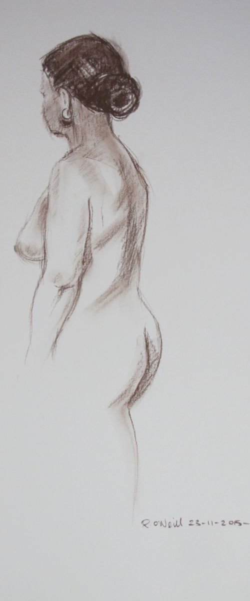 Standing female nude by Rory O’Neill