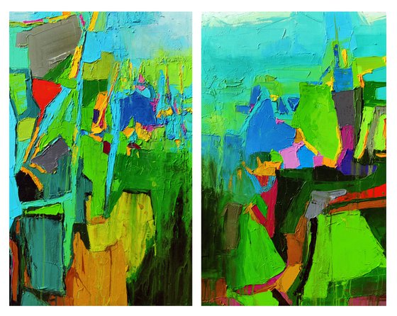 Read the City (Diptych)