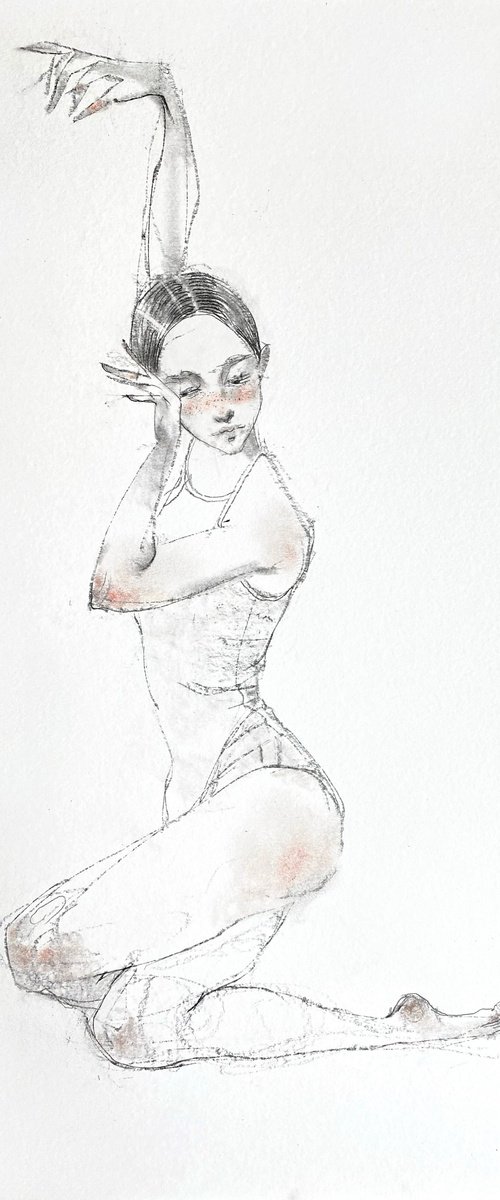 Female figure sketch #13 by Sofia Moklyak