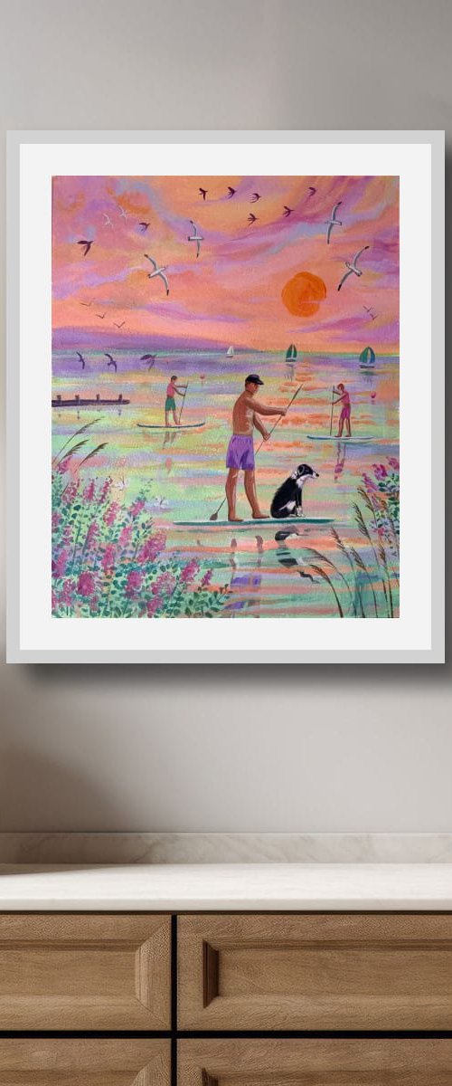 Paddle border by Mary Stubberfield