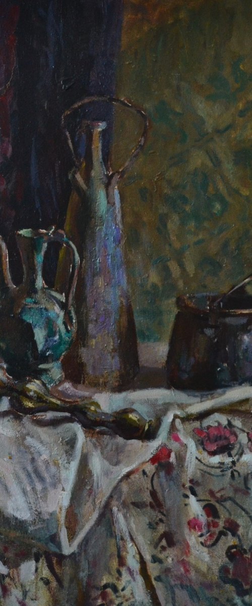 "Still Life with Green Teapot" by Andriy Berekelia