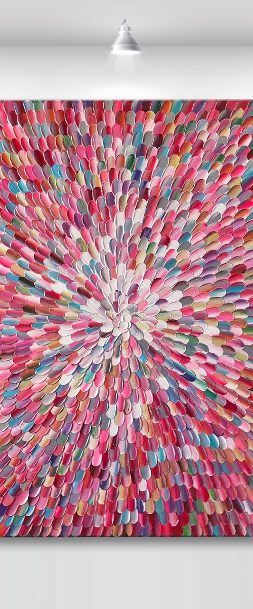 ‘Agathe IX' - 40x40" by Tatiana Georgieva